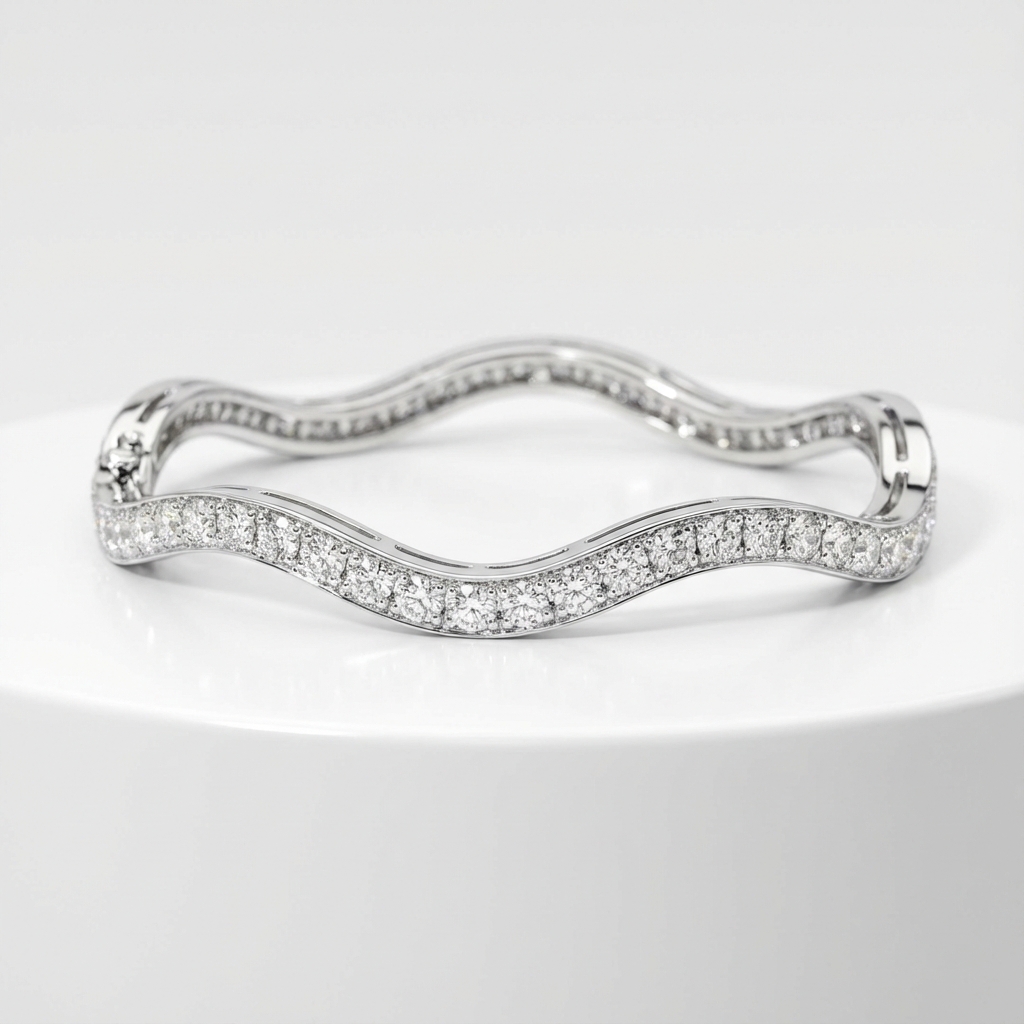 Bracelet Vague Diamants