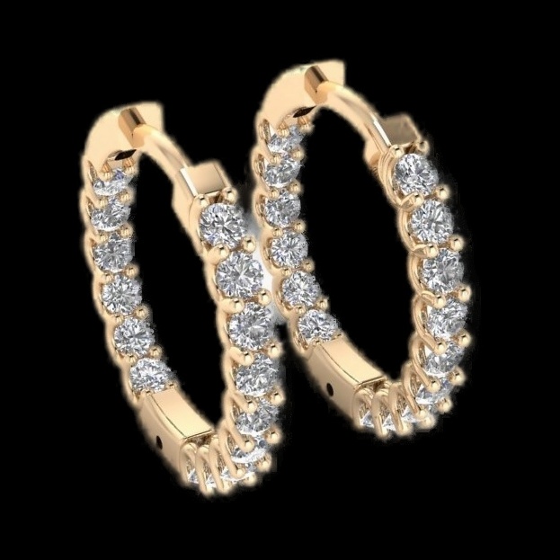 Boucles d'oreilles Hoop