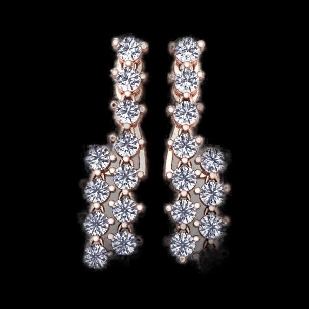 Boucles Cascade Diamants