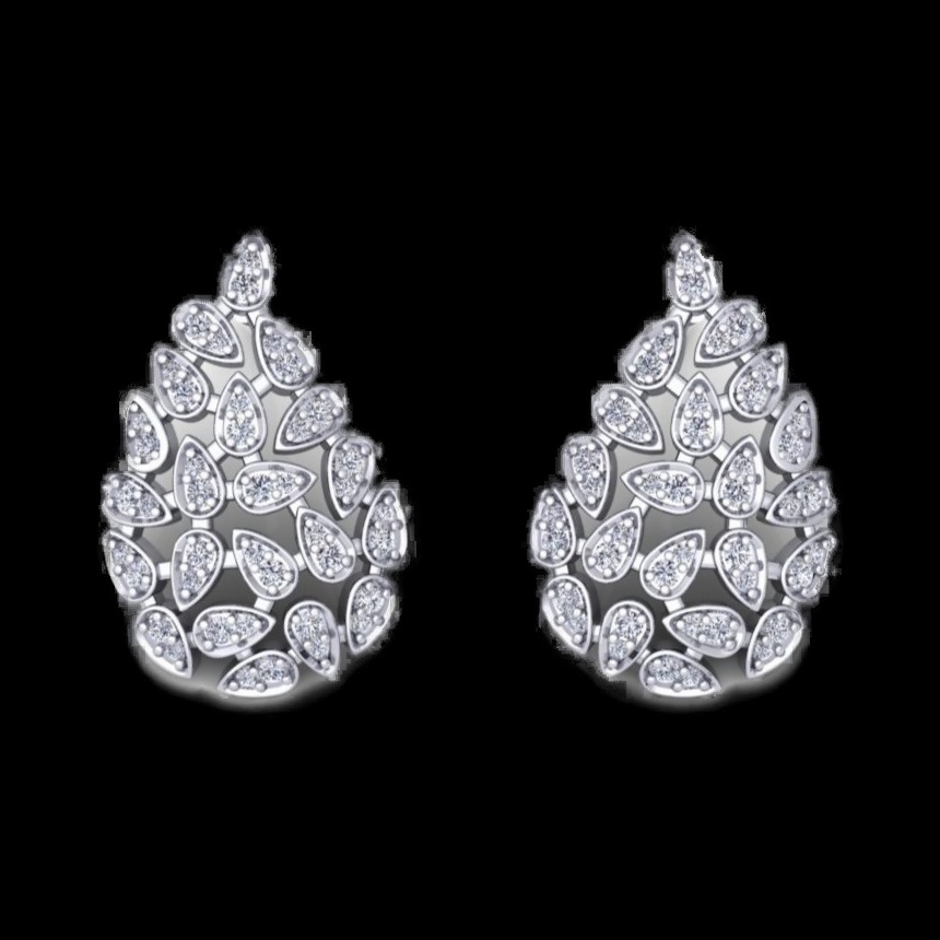 Boucles d'Oreilles Goutte de Rosée