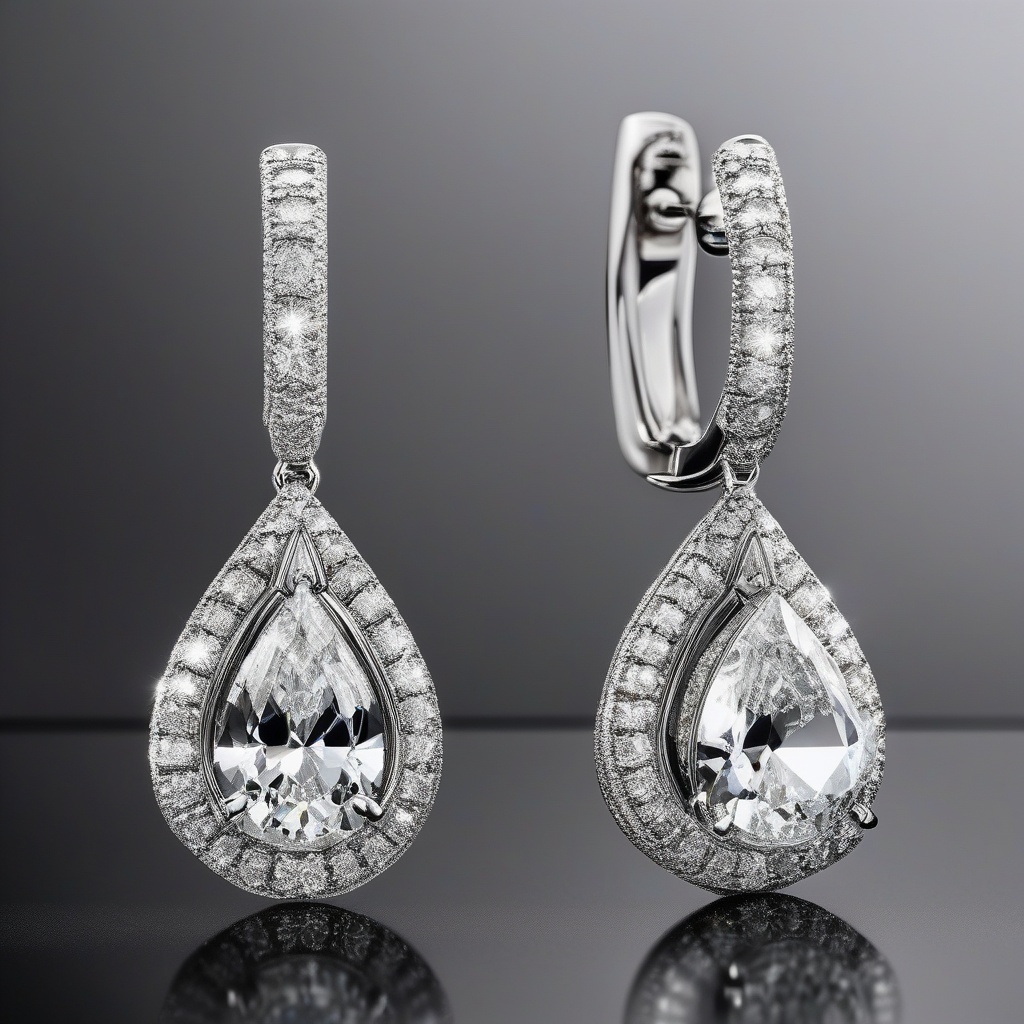 Boucles d'Oreilles Cascade Cristalline