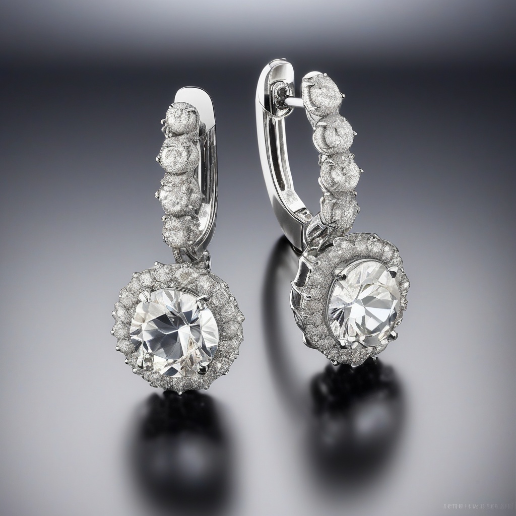Boucles d'Oreilles Halo Minuit