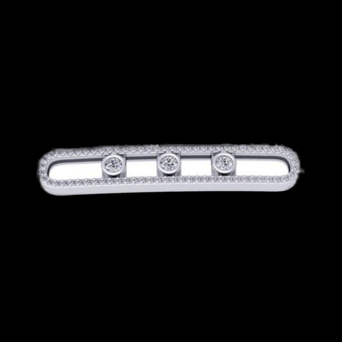 Bracelet Barre Trinité Diamant