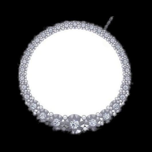 Collier Diamant Céleste