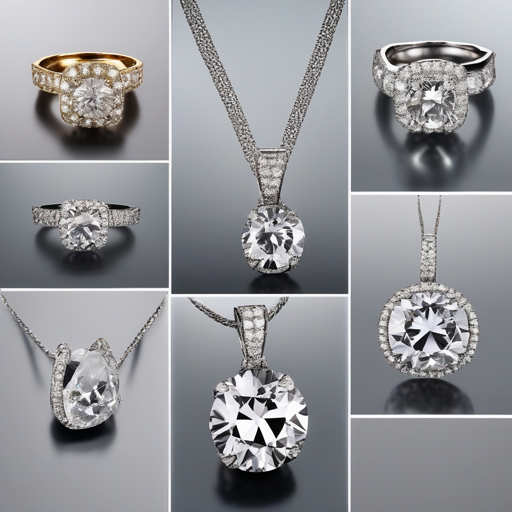 Pendentif Larme Diamant Lumineux