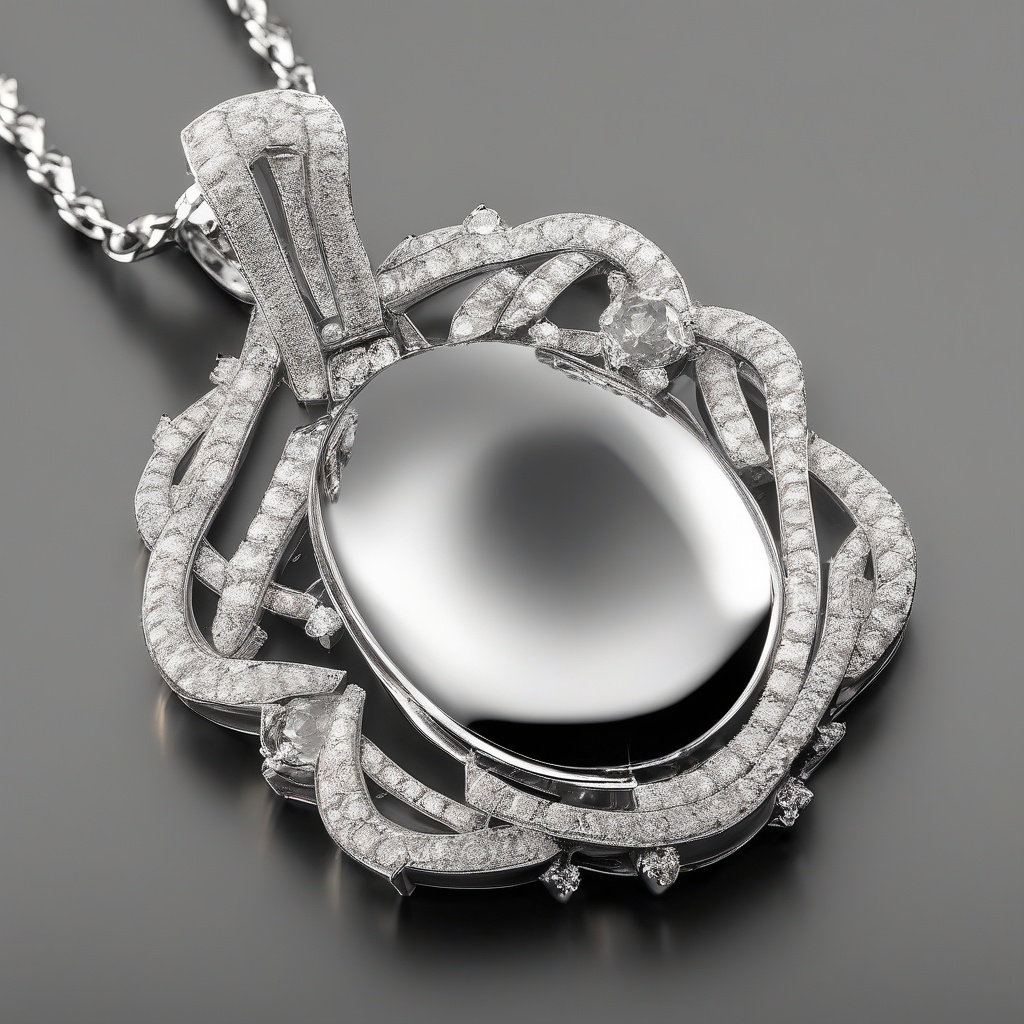 Pendentif Fleur en Diamants