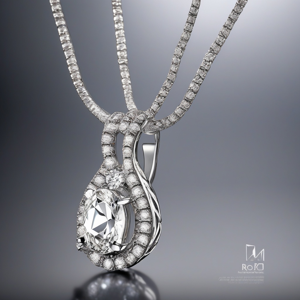 Pendentif Cœur Diamant Éternel