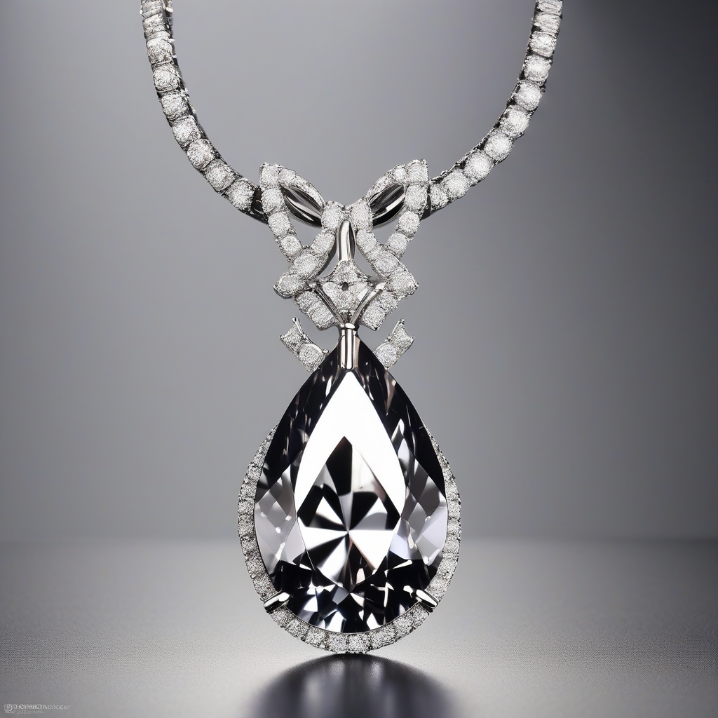 Pendentif Larme de Minuit Diamant