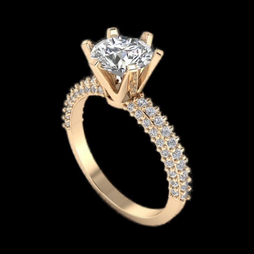 Bague Diamant Couronne Royale