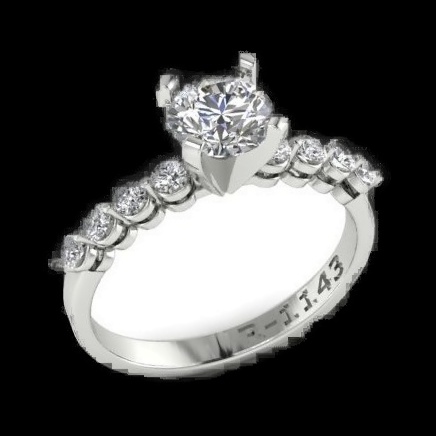 Bague Diamant Trinité