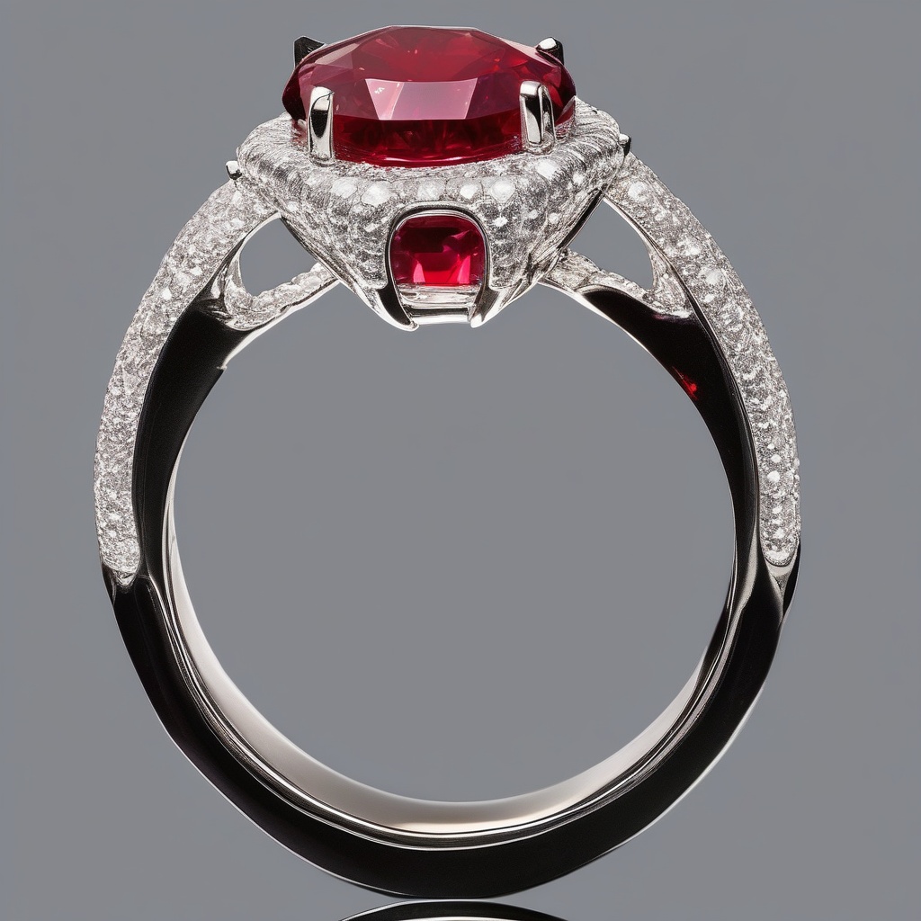 Bague Papillon Rubis