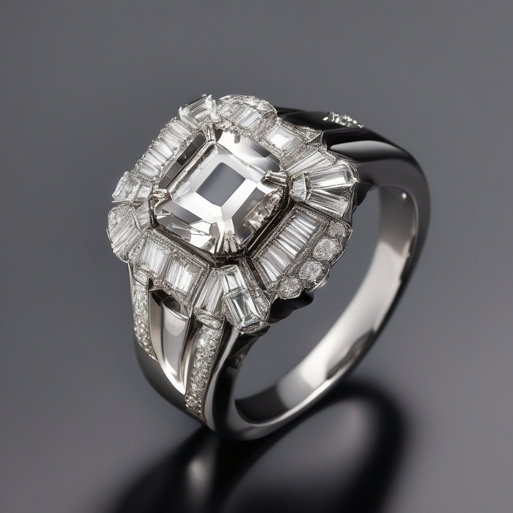 Bague Solitaire Croix Céleste