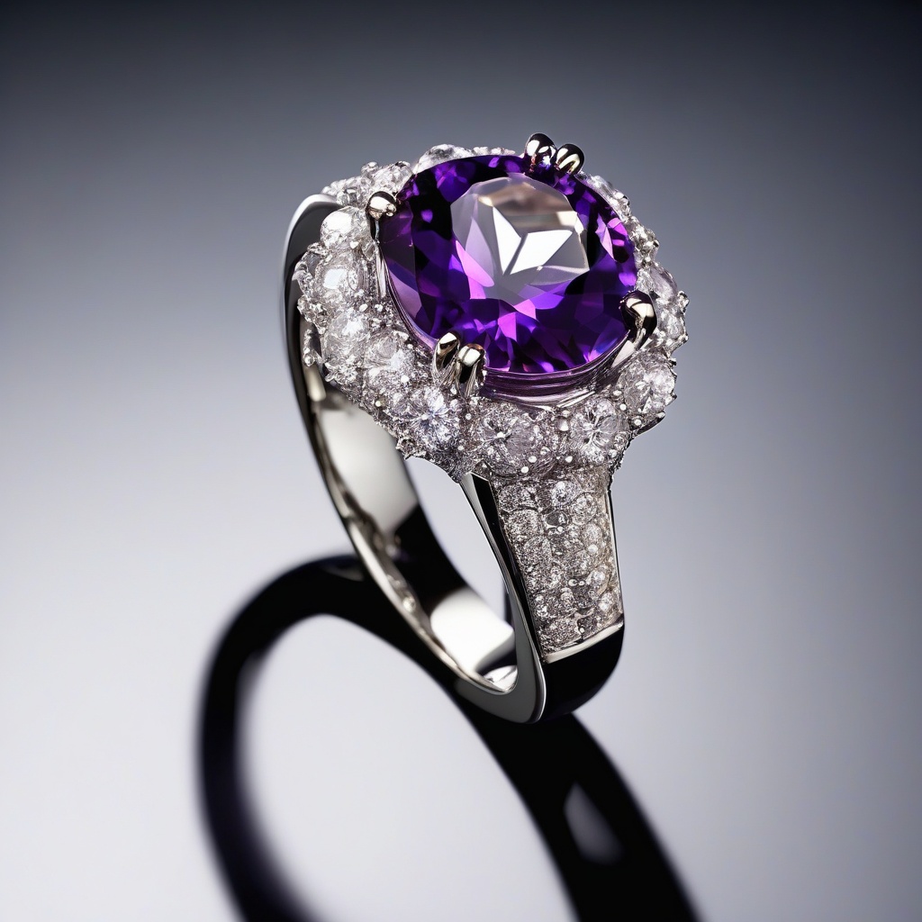 Bague Étoile de David Améthyste