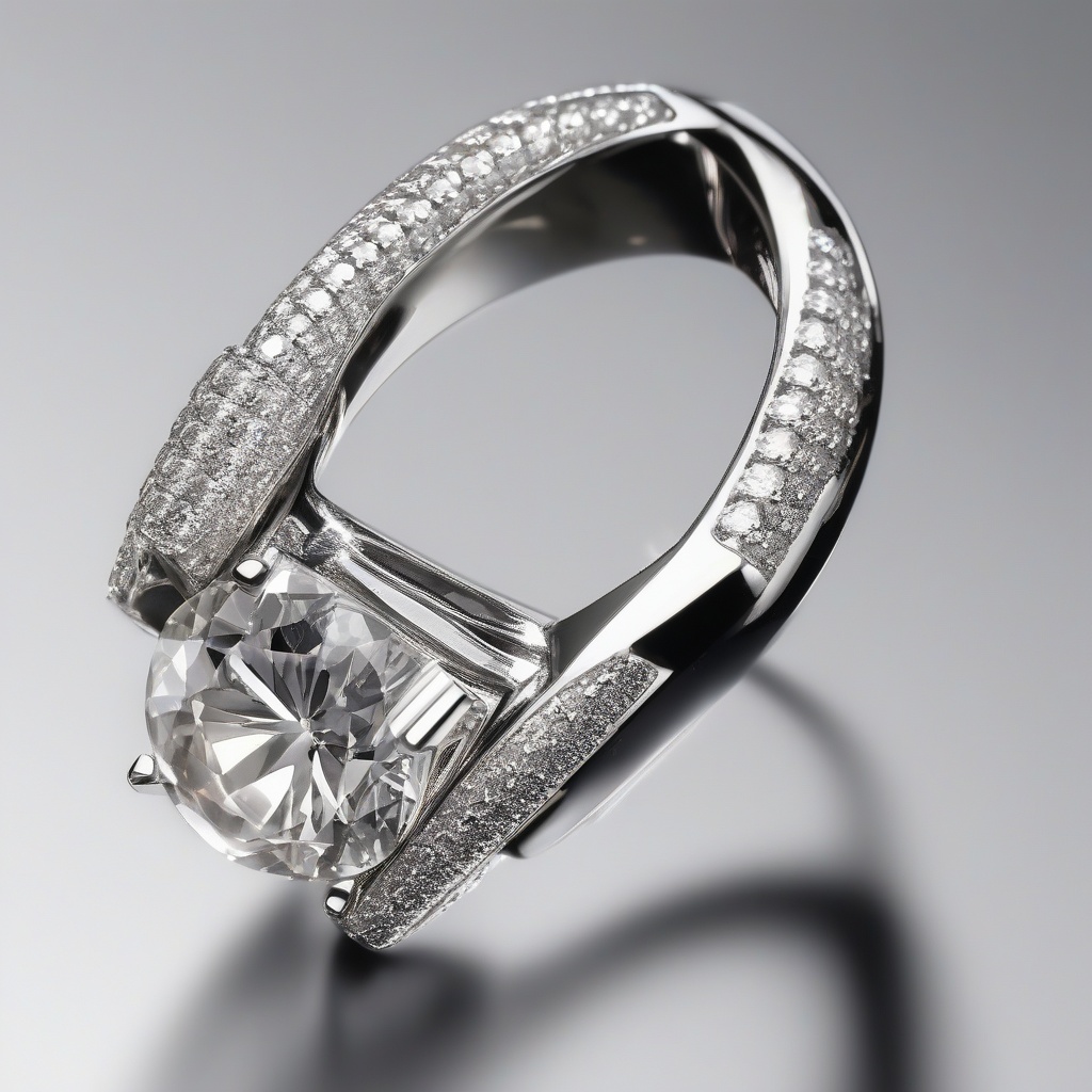 Bague Diamant Coussin Halo