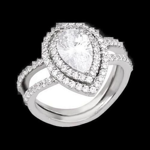 Bague Diamant Coussin Halo