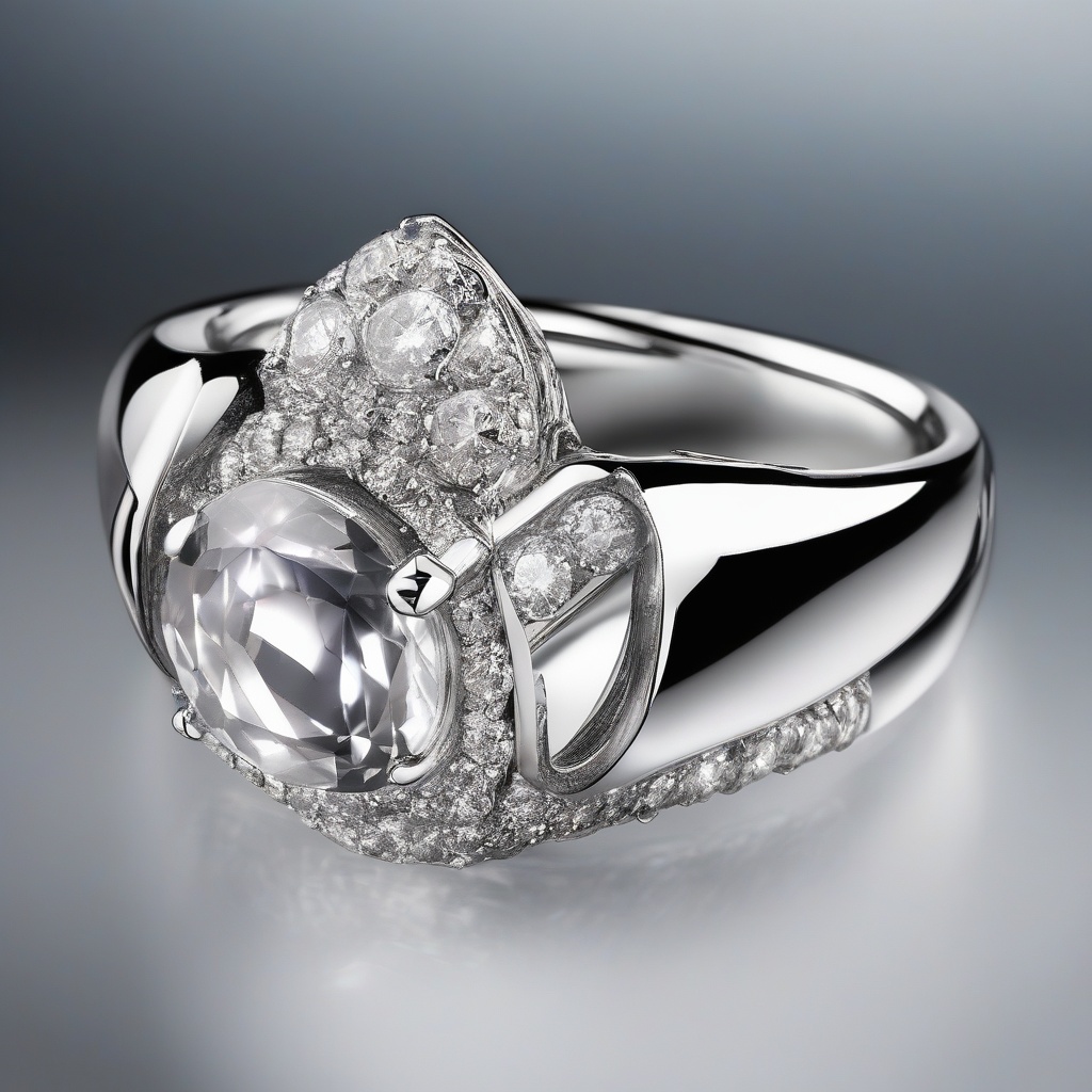 Bague Diamant Halo Céleste