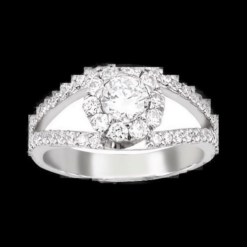 Bague Diamant Étreinte Infinie