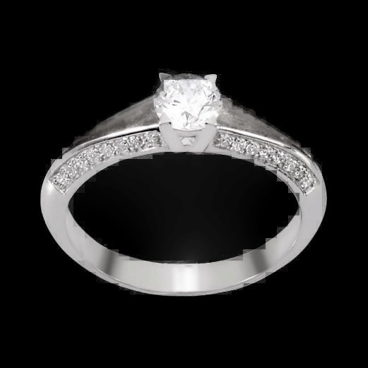 Bague Solitaire Diamant Céleste